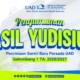 Hasil yudisium PSB persada gelombang 1