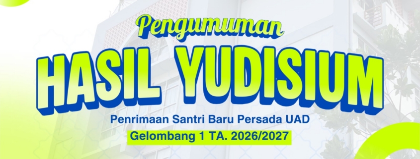 Hasil yudisium PSB persada gelombang 1