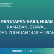 MAKLUMAT PIMPINAN PUSAT MUHAMMADIYAH TENTANG PENETAPAN HASIL HISAB RAMADAN, SYAWAL, DAN ZULHIJAH 1446 HIJRIAH