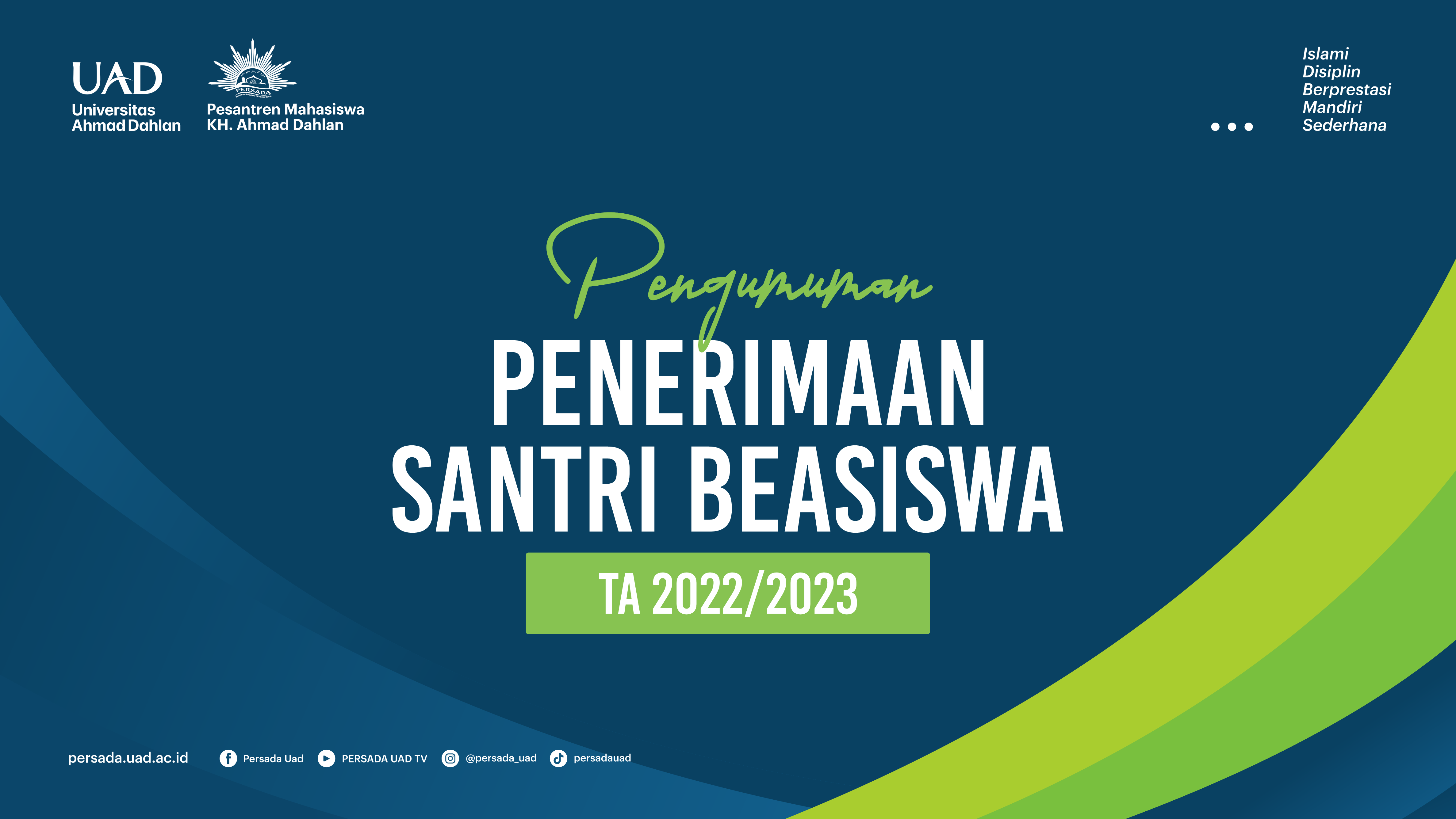 Penerimaan Santri Beasiswa